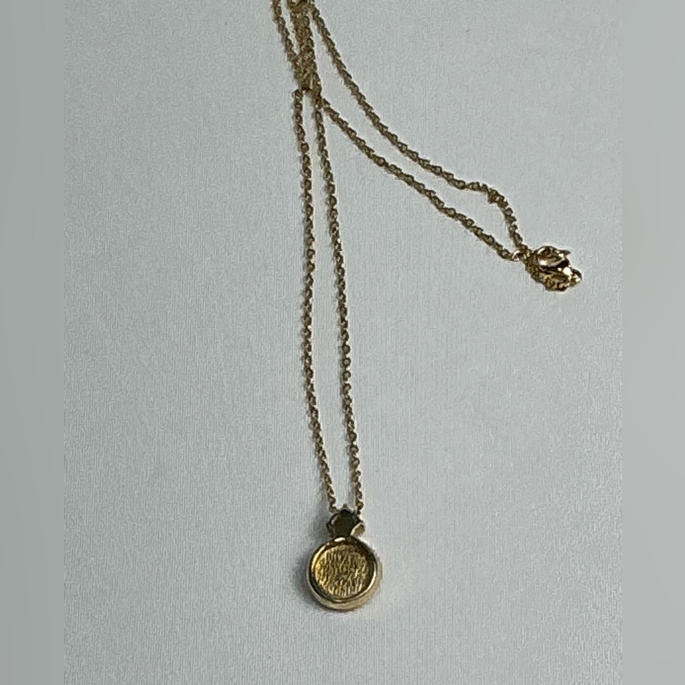 Authentic Vintage Christian Dior Crystal & Enamel Pendant Necklace Gold - Picture 10 of 13
